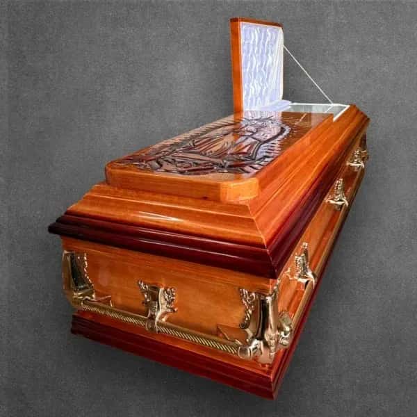 Ataúd Pino Premier Franklin Virgen