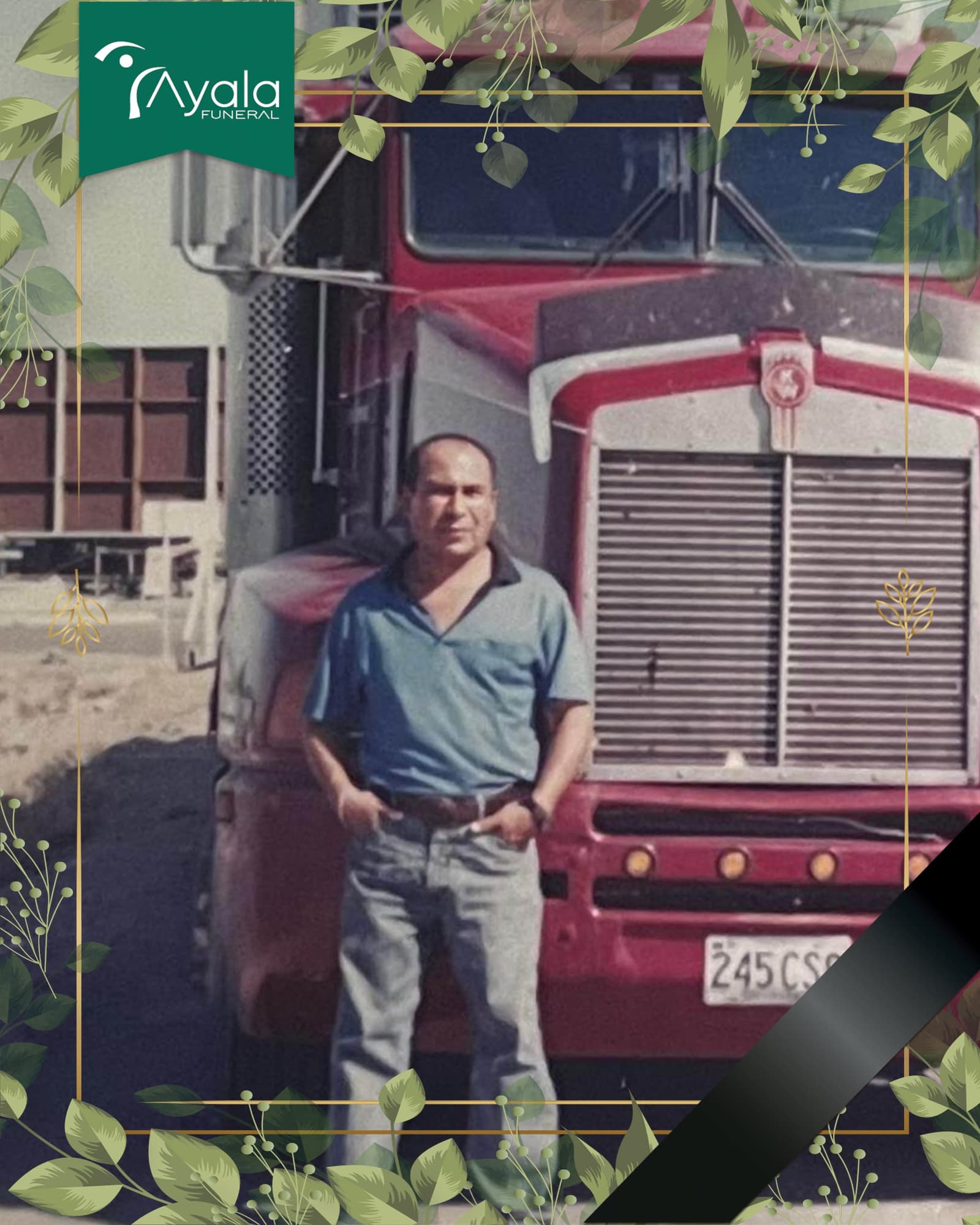 Cuadro en memoria de Ricardo Mendoza Perez